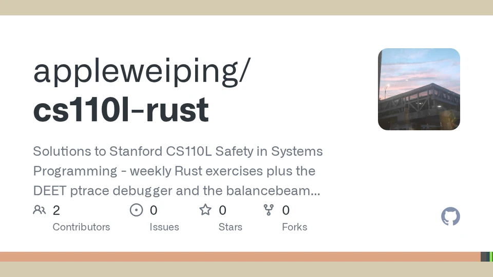 cs110l-rust repository cover