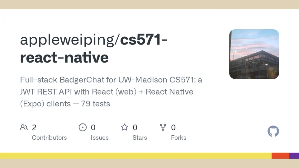 cs571-react-native repository cover