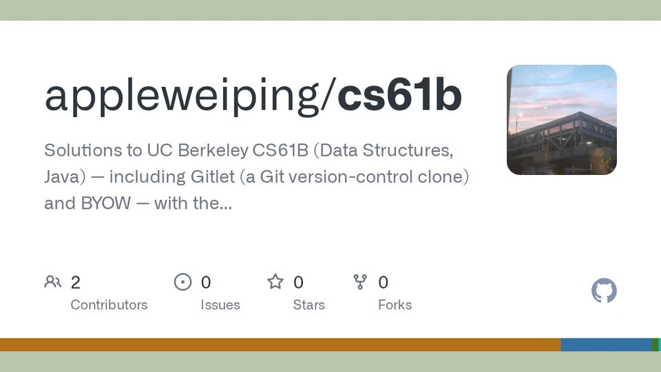 cs61b repository cover