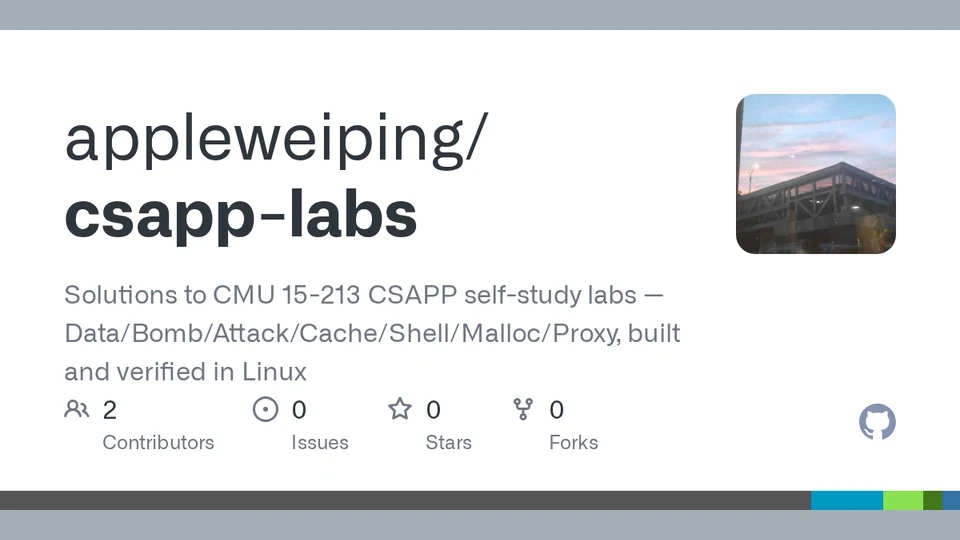 csapp-labs repository cover