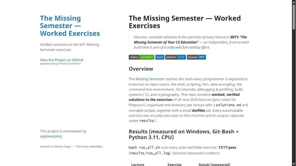 missing-semester repository cover