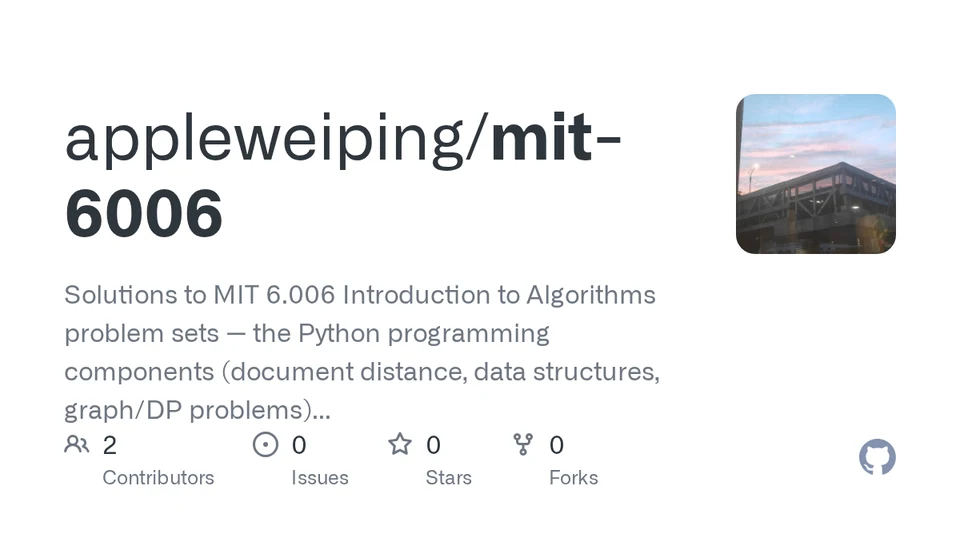 mit-6006 repository cover