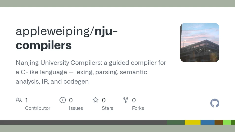 nju-compilers repository cover