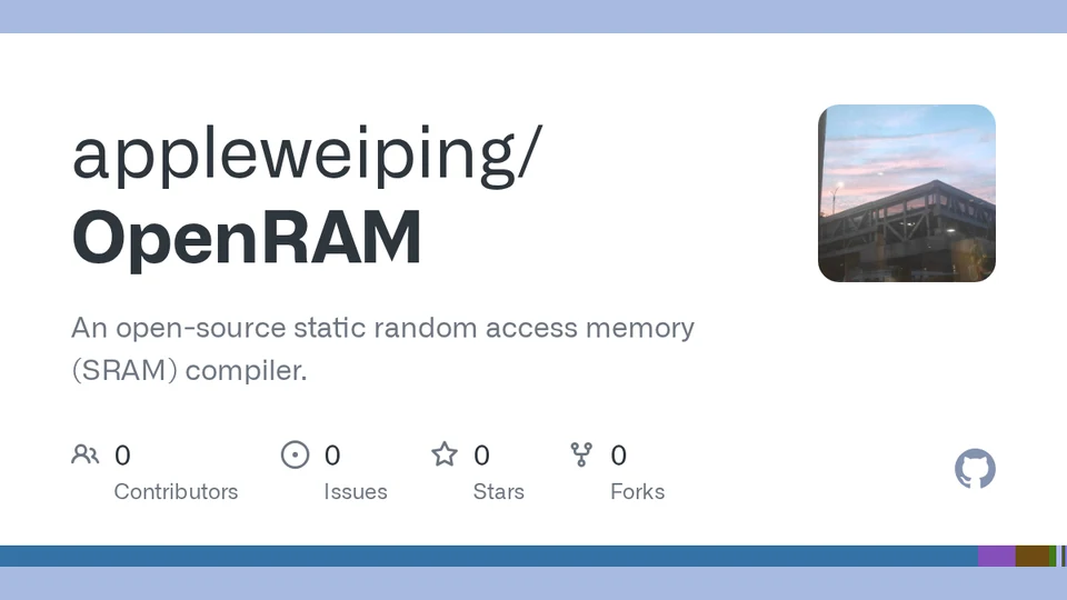 OpenRAM repository cover