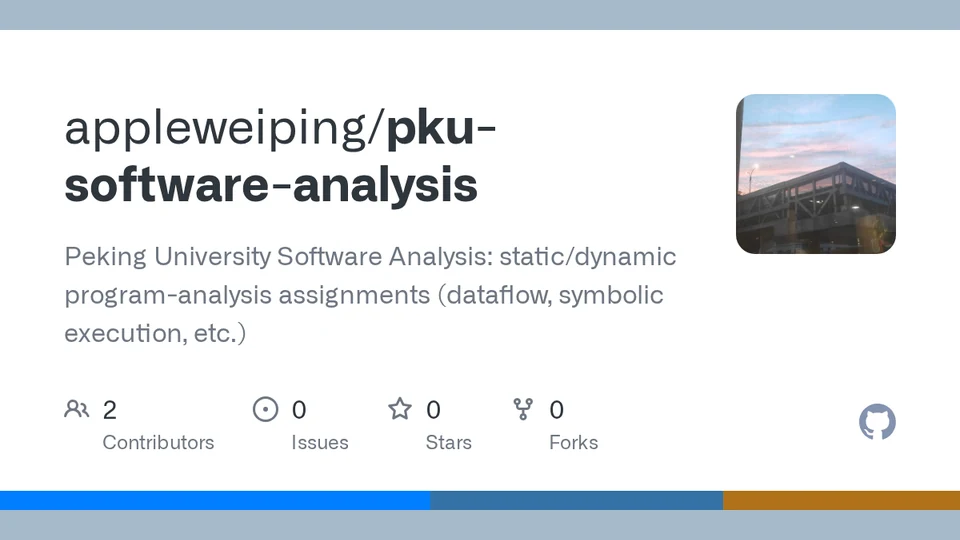 pku-software-analysis repository cover