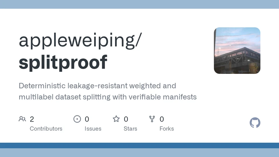 splitproof repository cover