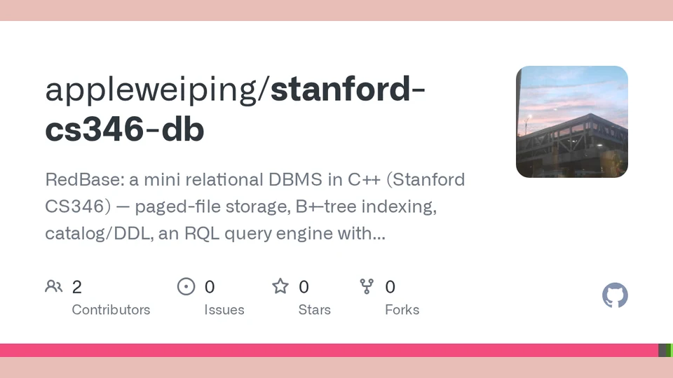 stanford-cs346-db repository cover
