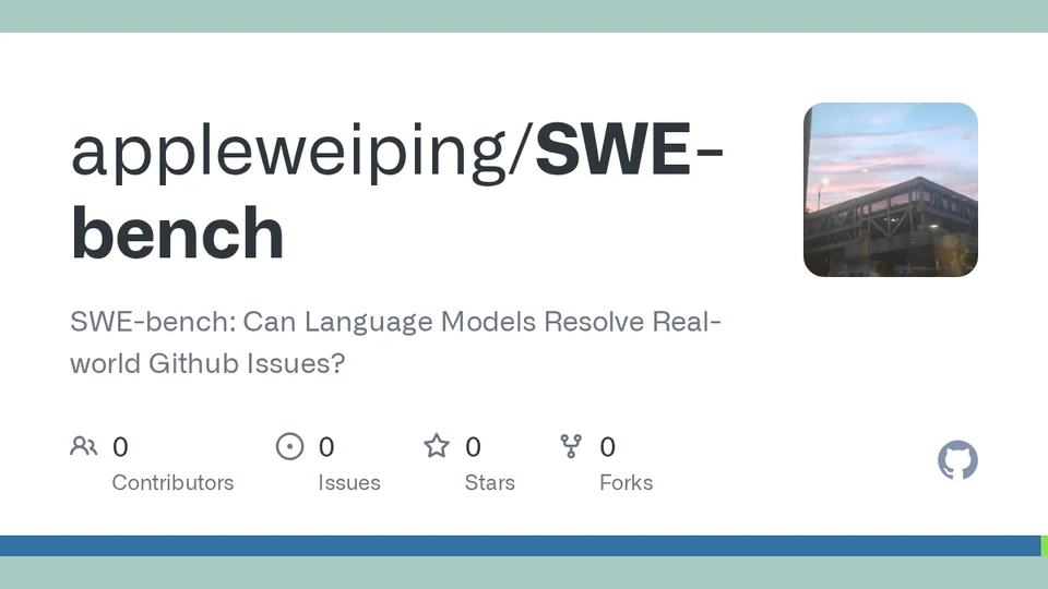 SWE-bench repository cover